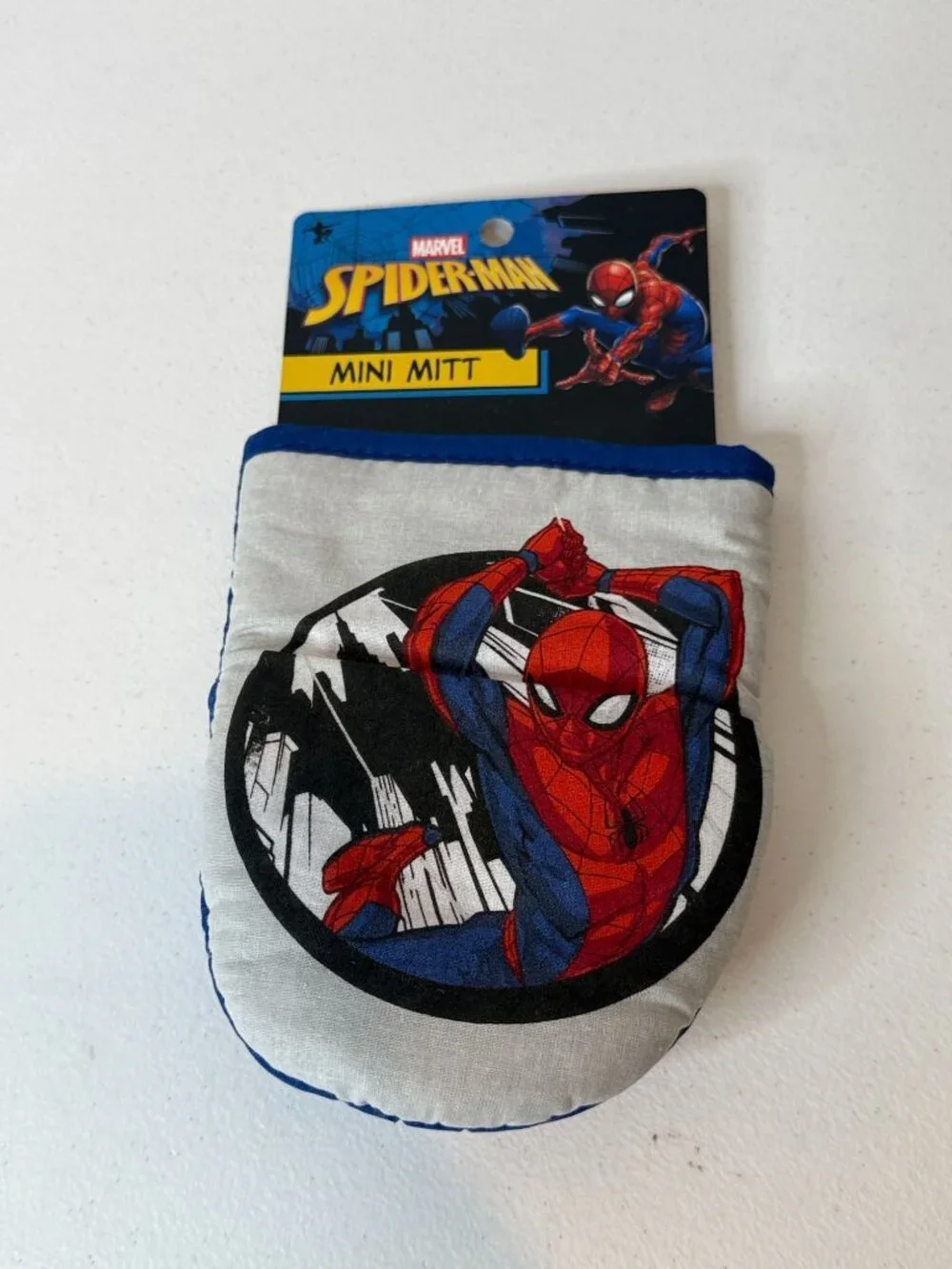 Marvel Spider-Man Pot Holder Mini Mitt 2 Piece Kitchen Set New